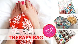 DIY Hot/Cold Pack Therapy Bag | Reusable
