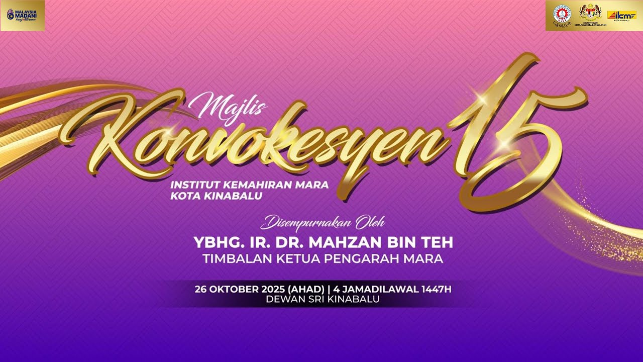 MAJLIS KONVOKESYEN INSTITUT KEMAHIRAN MARA KOTA KINABALU KALI KE-15