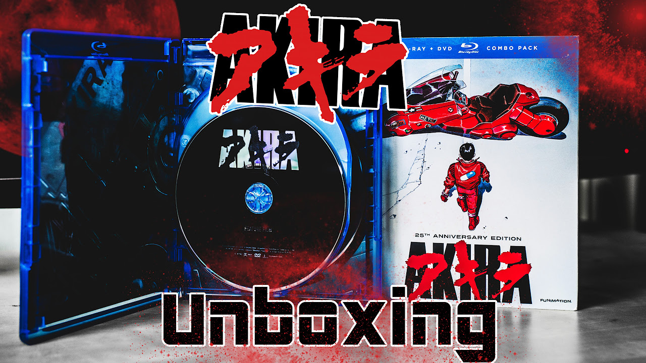 Akira 25th Anniversary Edition Blu Ray DVD Combo Pack Unboxing