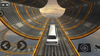 Car stunt very hard #cargame stunts 3D gameLevels12  driving white car screenshot 4