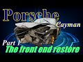Porsche cayman part 1 the front end restore  