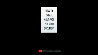 How to Create Multi Page PDF Scan for Google Classroom Assignment Submission