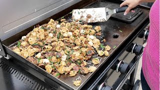 Tortellini Skillet on the Griddle with Katherine Salom | Charbroil®