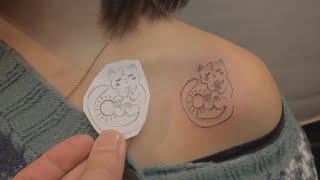 [ @DoodleTattoo ] @동생의낙서타투  [#타투스토리인서울] 백마흔아홉번째  ep.149 Temporary Tattoo ideas #tattooart