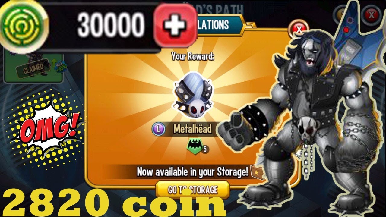 Monster Legends - Metalhead Limited path spend 2820 maze coin get egg