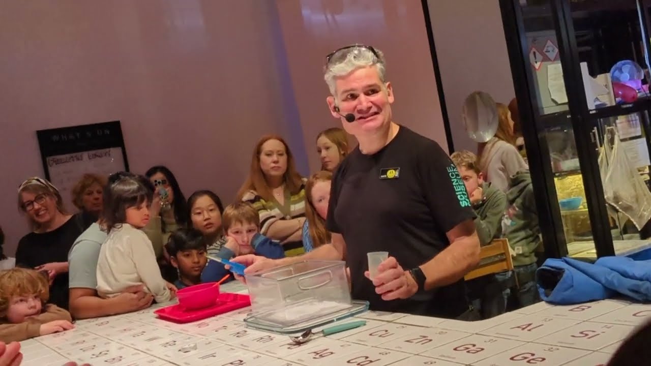 Cool Chemistry Demonstrations at the Science Museum London - Wonderlab