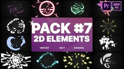 Premiere Pro Template: Flash FX Elements Pack 07