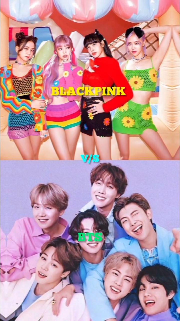 BLACKPINK VS BTS || #jennie #lisa #jisoo #rose #blackpink #shorts