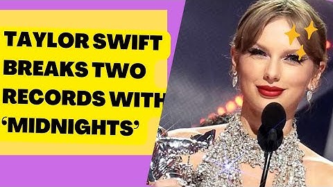 Taylor Swift Breaks Two Records With ‘Midnights’, Becoming the Most-Streamed Artist on Spotify