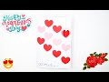 DIY Flower Bouquet Pop Up Card-Paper Crafts-Handmade Craft-Valentine's Day Card !