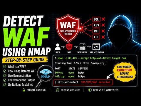 Nmap WAF Detection Explained | Ethical Hacking Guide