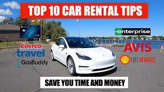 TOP 10 RENTAL CAR TIPS |Things to know before you rent a car! | Rental Car Hacks