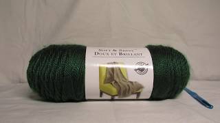 Loops & Threads Soft & Shiny Yarn Review (First Video!) screenshot 4