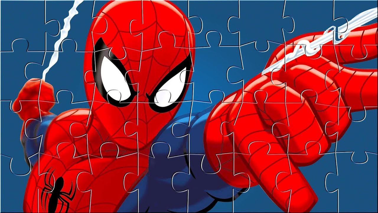 Spiderman Puzzle Games for kids - Rompecabezas del Hombre Araña - YouTube