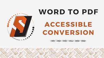 Accessible Word to PDF Conversion