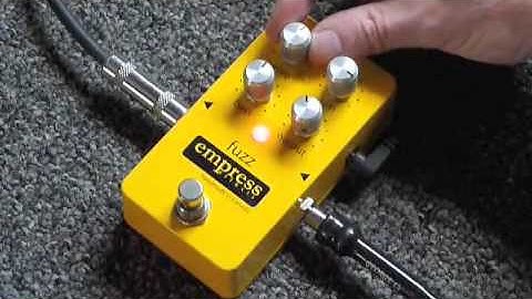 Empress Fuzz Effect Pedal Demo