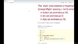 12  Inline Styling with JSX in React JS