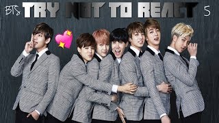 bTs tRY nOT tO rEaCt - pARt 5 {Cute/Funny Version}