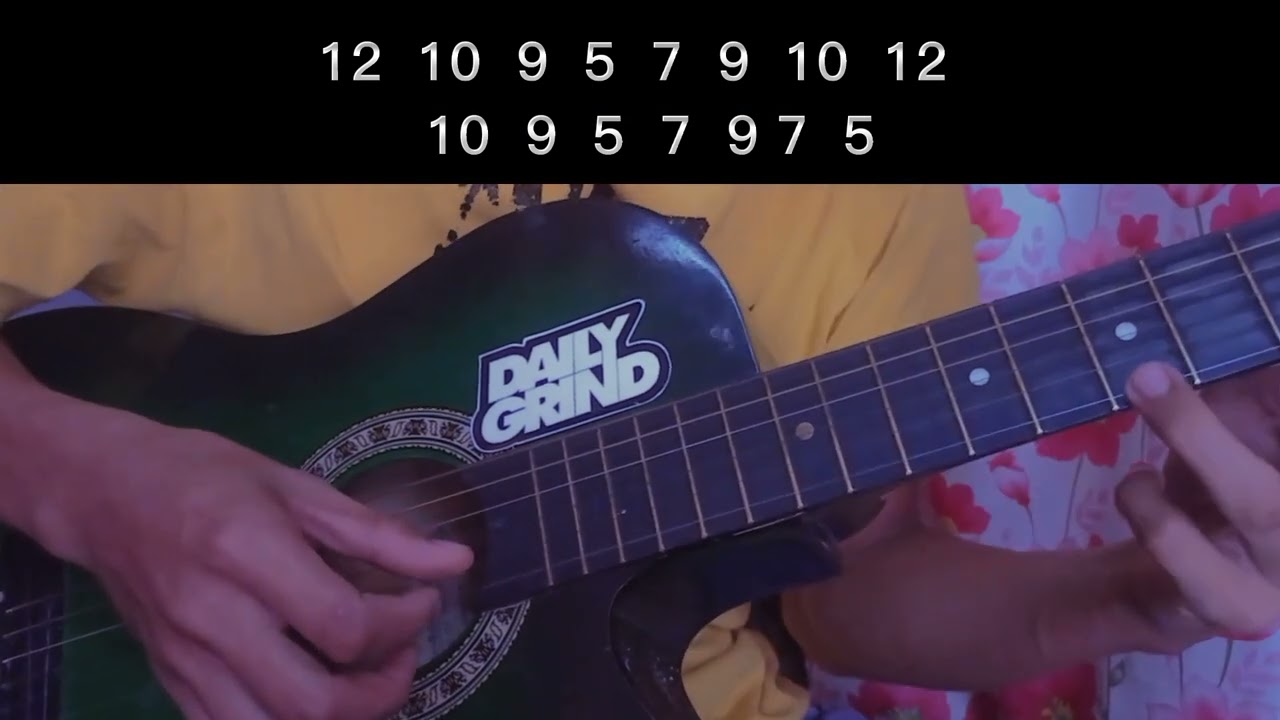 1 String intro - Buko ( Jerih Lim) (Guitar fingerstyle tutorial )