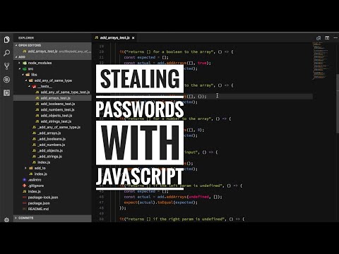 Stealing passwords with Javascript