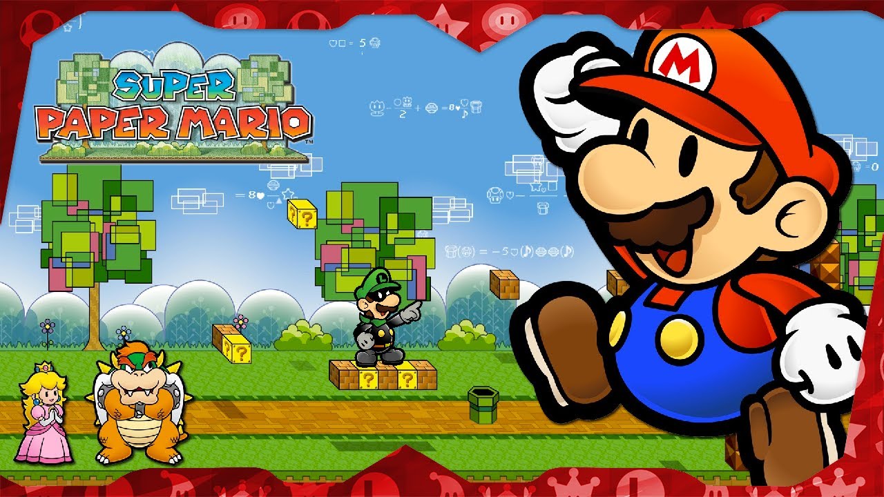 Toeschouwer Meander aanval Super Paper Mario for Wii ᴴᴰ Full Playthrough - YouTube