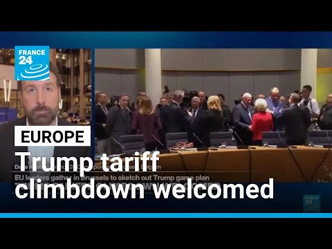 EU leaders welcome Trump tariffs climbdown and call to move ahead with trade deal • FRANCE 24
