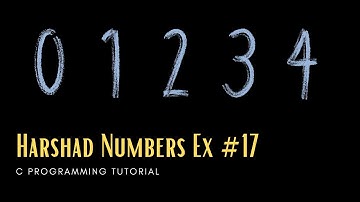 C Numbers 17: Check if a number is Harshad Number or not [C Programming]
