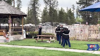 Information American Legion Post 45 in La Pine, Marine Corp honor a fellow Marine with a 21-gun-salute Guide
