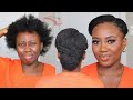 The Easy Hairstyle On Short 4c Natural Hair For Everyday + Scalp Care
