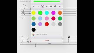Transposition to Treble Clef (Octave Higher)