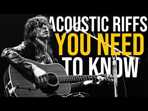 10 Acoustic Guitar Riffs That Will Make You A Better Player