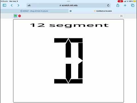 12 segment display (FULL) - YouTube