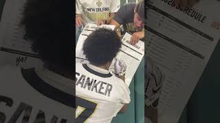 Jonas Sanker, Bryce Lance, sign autographs for Who Dat Nation