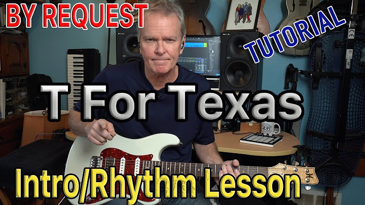 T for Texas Guitar version - Guitar performance video thumbnail