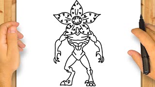 Como Desenhar O Demogorgon De Stranger Things Po A Po Simples E Fácil