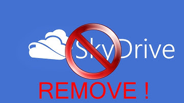 How to remove SkyDrive from Windows 8.1 Pro - Tutorial