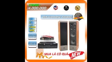 Dàn karaoke KW900 bass 25 Weeworld chính hãng nhập khẩu #Duyquangaudio #7acoustic #dankaraoke