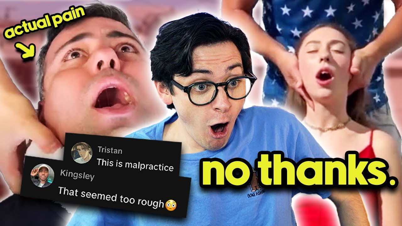 Хиропрактик TikTok может убивать людей