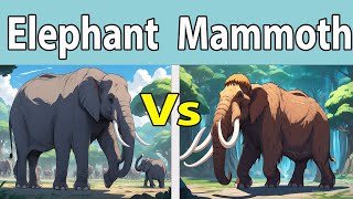 Elephant vs Mammoths Size Comparison in 2023 | Elephant vs Mammoths March 2023 | Living vs Extinct