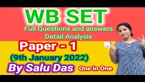 #WBSET#9th Jan Question and Answer Analysis🔥🔥