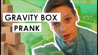 DŐL A DOBOZ PRANK!! (GRAVITY BOX PRANK) Prank#2