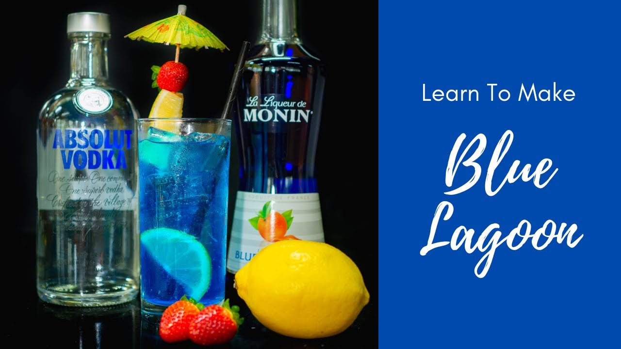 Learn to Make Blue Lagoon Cocktail - YouTube