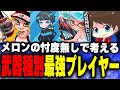 「武器種別の最強プレイヤー」をガチ考察するメロン【メロン/スプラトゥーン3/切り抜き】