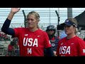 HIGHLIGHTS USA v Chinese Taipei | XVII Women's Softball World Cup - Group A