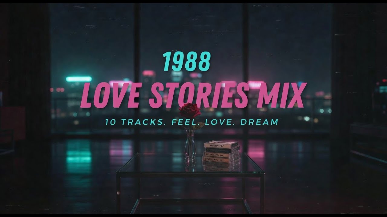 Midnight Love Stories Mix | Synth Pop Playlist | Cinematic 80s Feel-Good Mix | AI Music