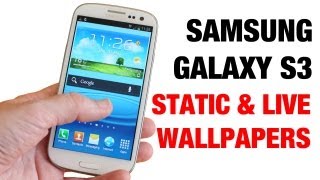 Samsung Galaxy S3 Static & Live Wallpapers screenshot 1