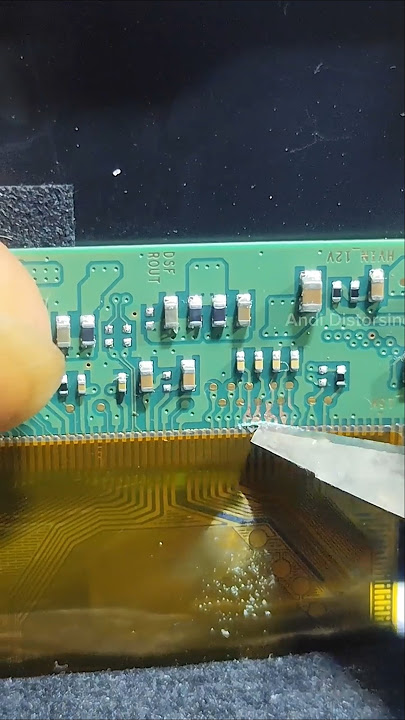 LedTv blank display,No picture Backlight On #reels #LCD #tv #TVRepair #television #trend #shortvideo