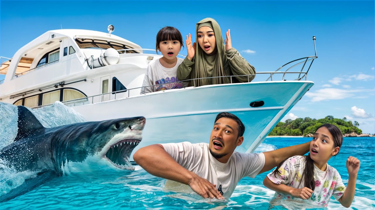 ЯХТАДА 24 САҒАТ БОЛА АЛАМЫЗБА🛳️ АКУЛА КӨРДІКПА?! 