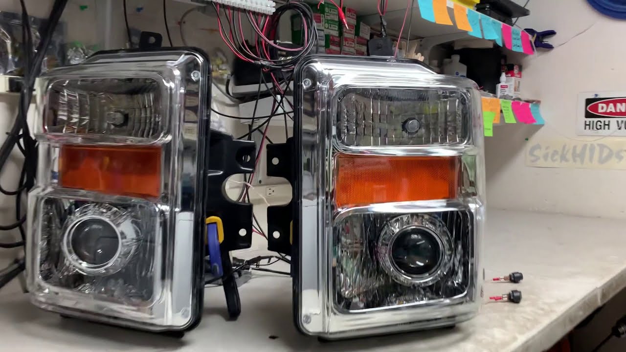 08-10 Ford Super Duty / Excursion #4 - 55 Watt HID / Bi-Xenon Projector Retro-Fit by Sick HIDs