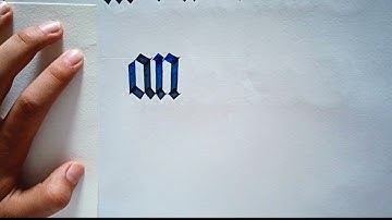 Calligraphy Writing || Calligraphy Tutorial || Blackletter